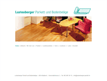 Tablet Screenshot of lustenberger-parkett.ch